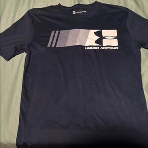 Under Armour Blue Short Sleeve Tee with Graphic Design